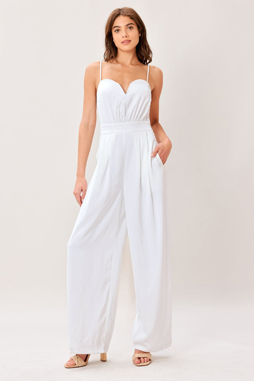 MODERN EASE WOVEN JUMPSUIT