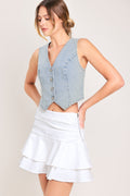 CLOUD FRILL SKORT