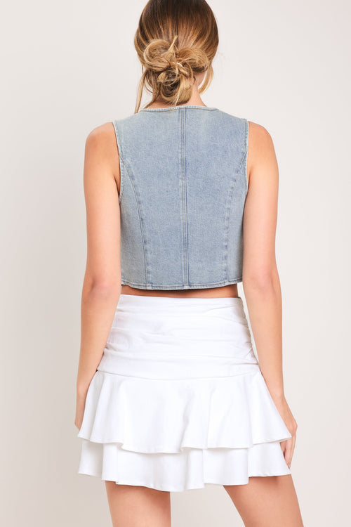 CLOUD FRILL SKORT