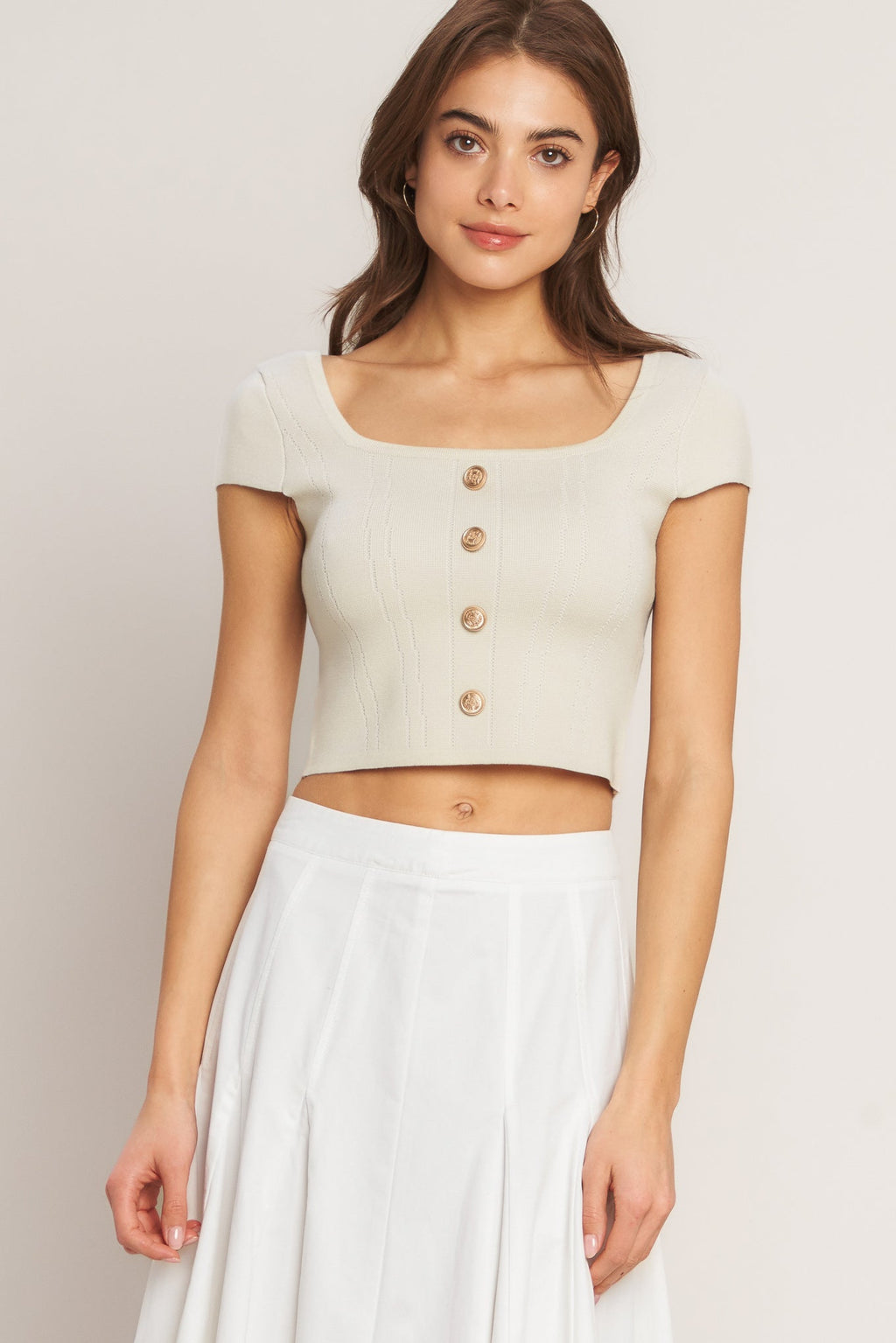 EFFORTLESS FIT KNIT TOP