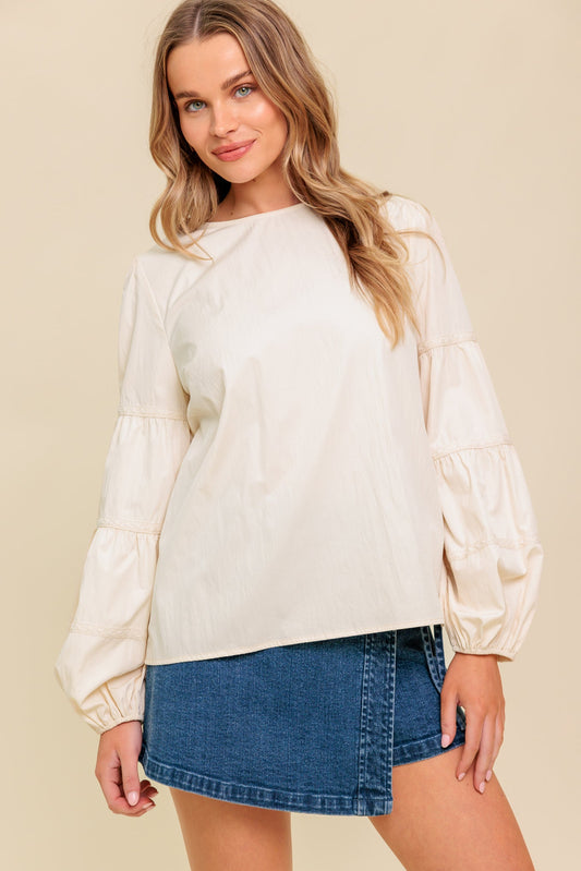 WAVERLY MILLS WOVEN TOP