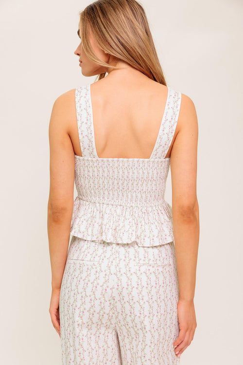 CITRUS FLOW IVORY TOP