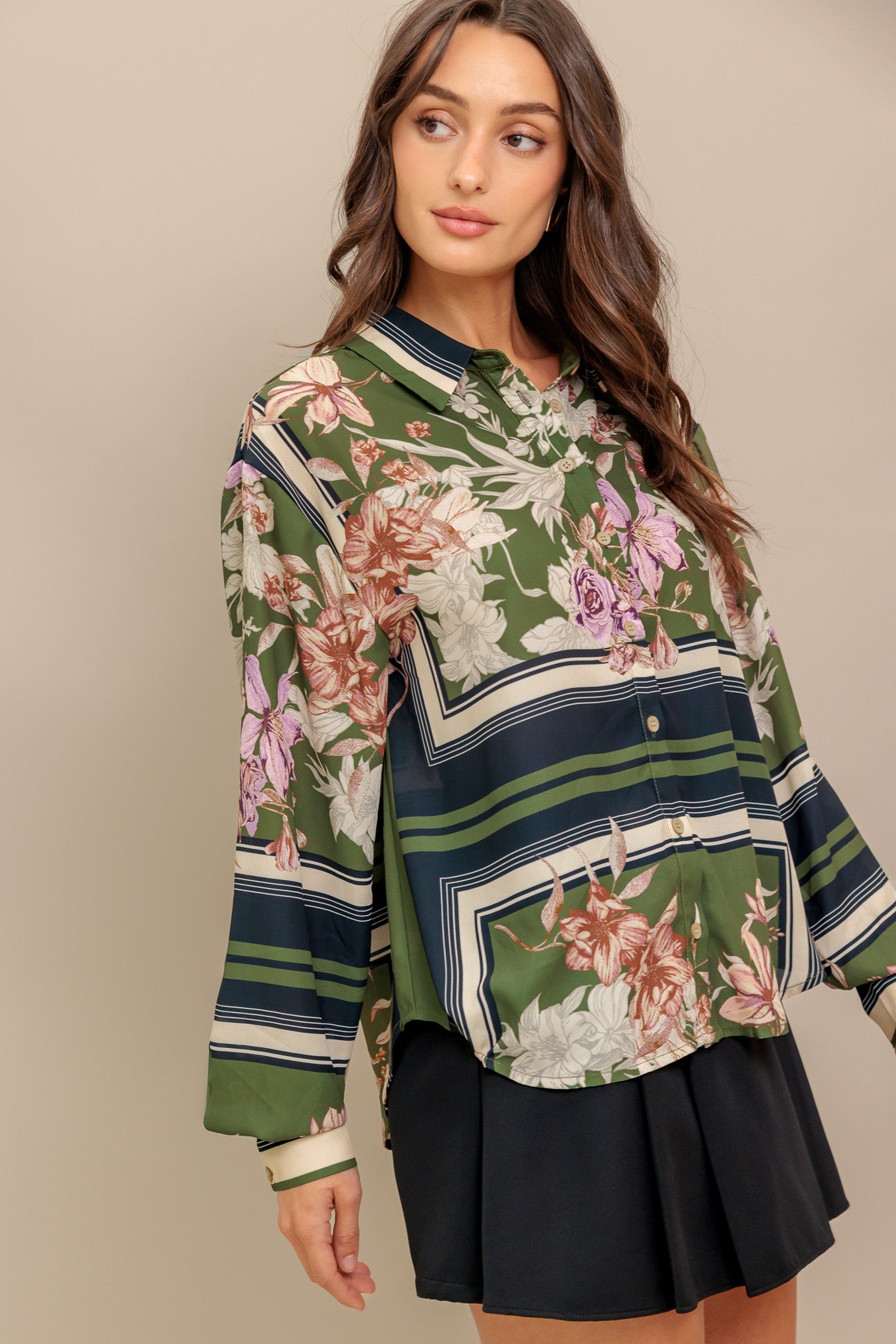 GARDEN CLUB WOVEN TOP