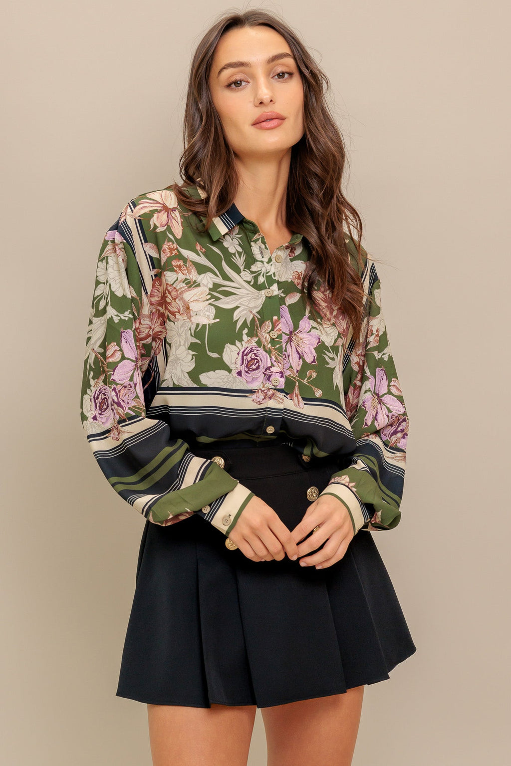 GARDEN CLUB WOVEN TOP