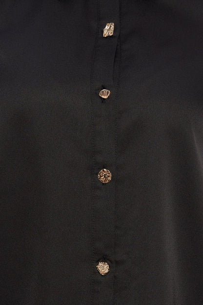 BLACK ORBIT WOVEN TOP