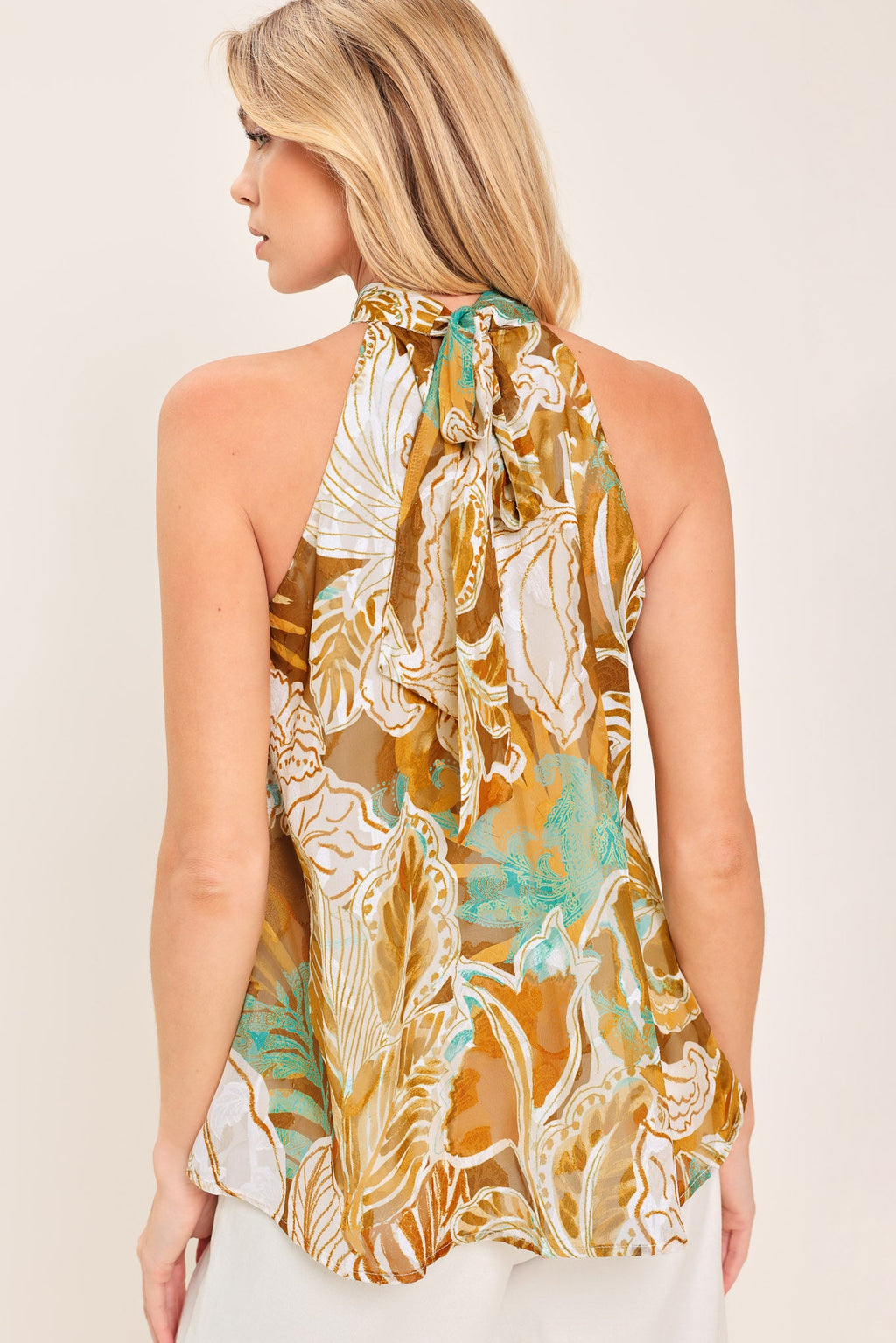 GOLDEN SHORES FLOW TOP