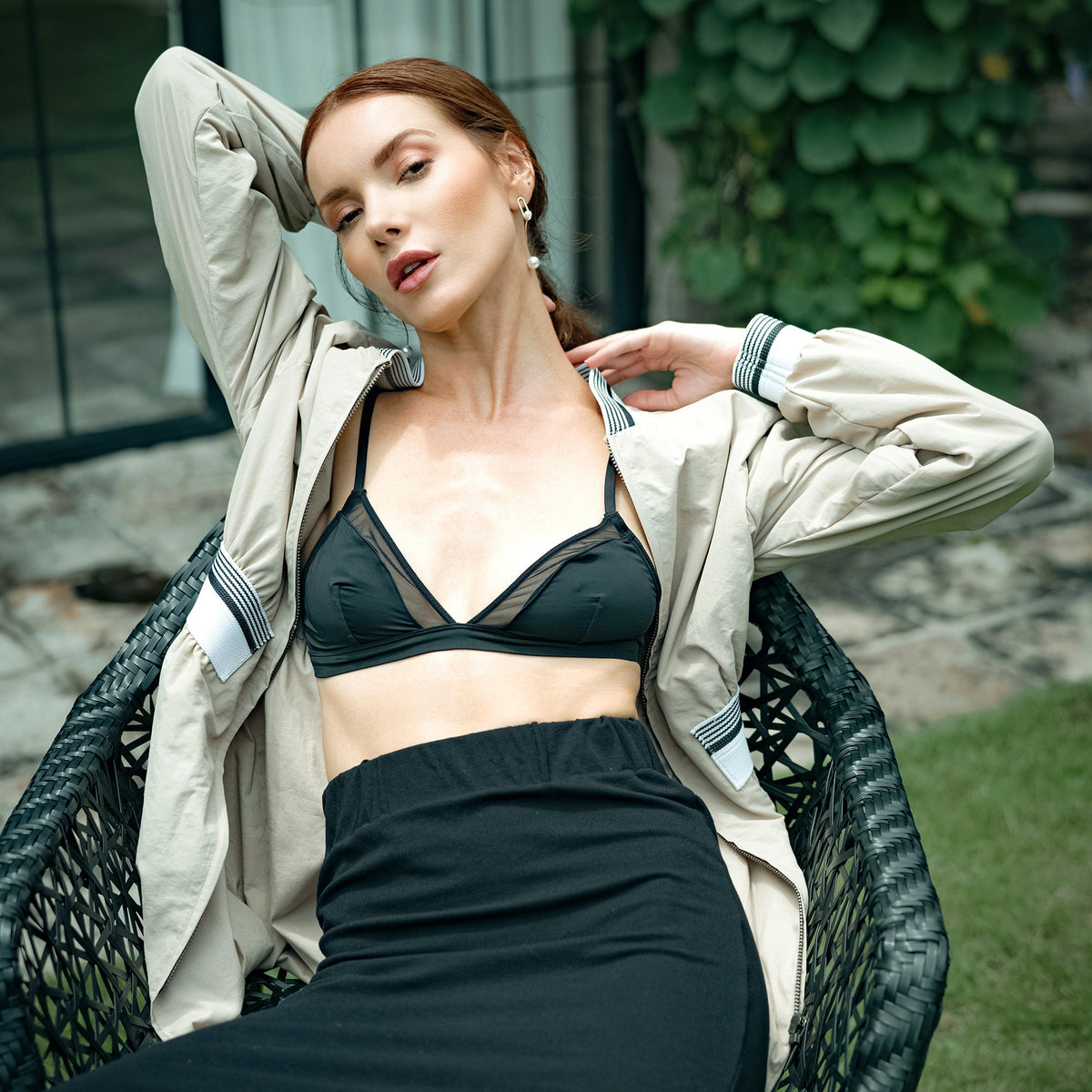 Sarah Recycled Feminine Bomber Jacket