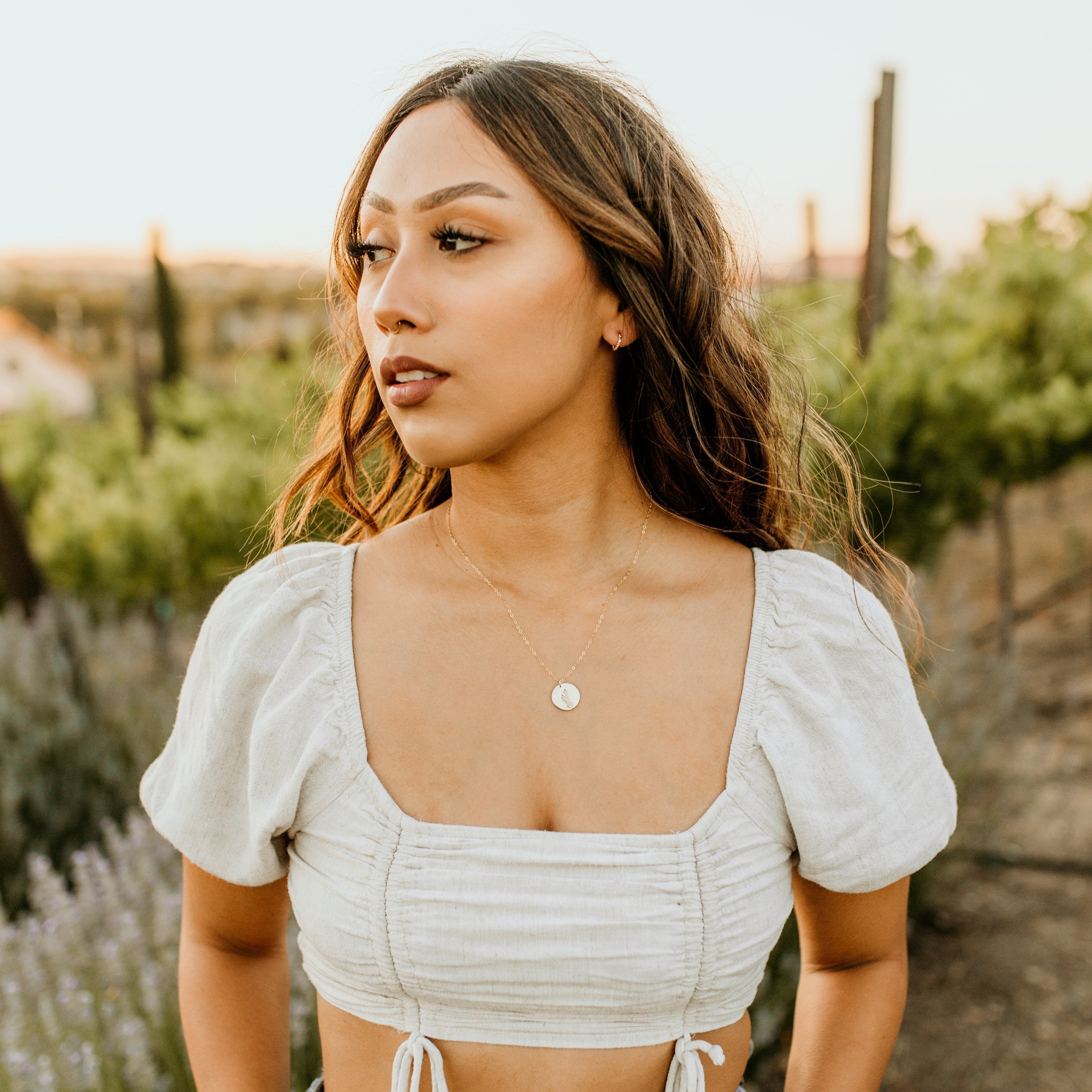 MONA WILD LAVENDER NECKLACE