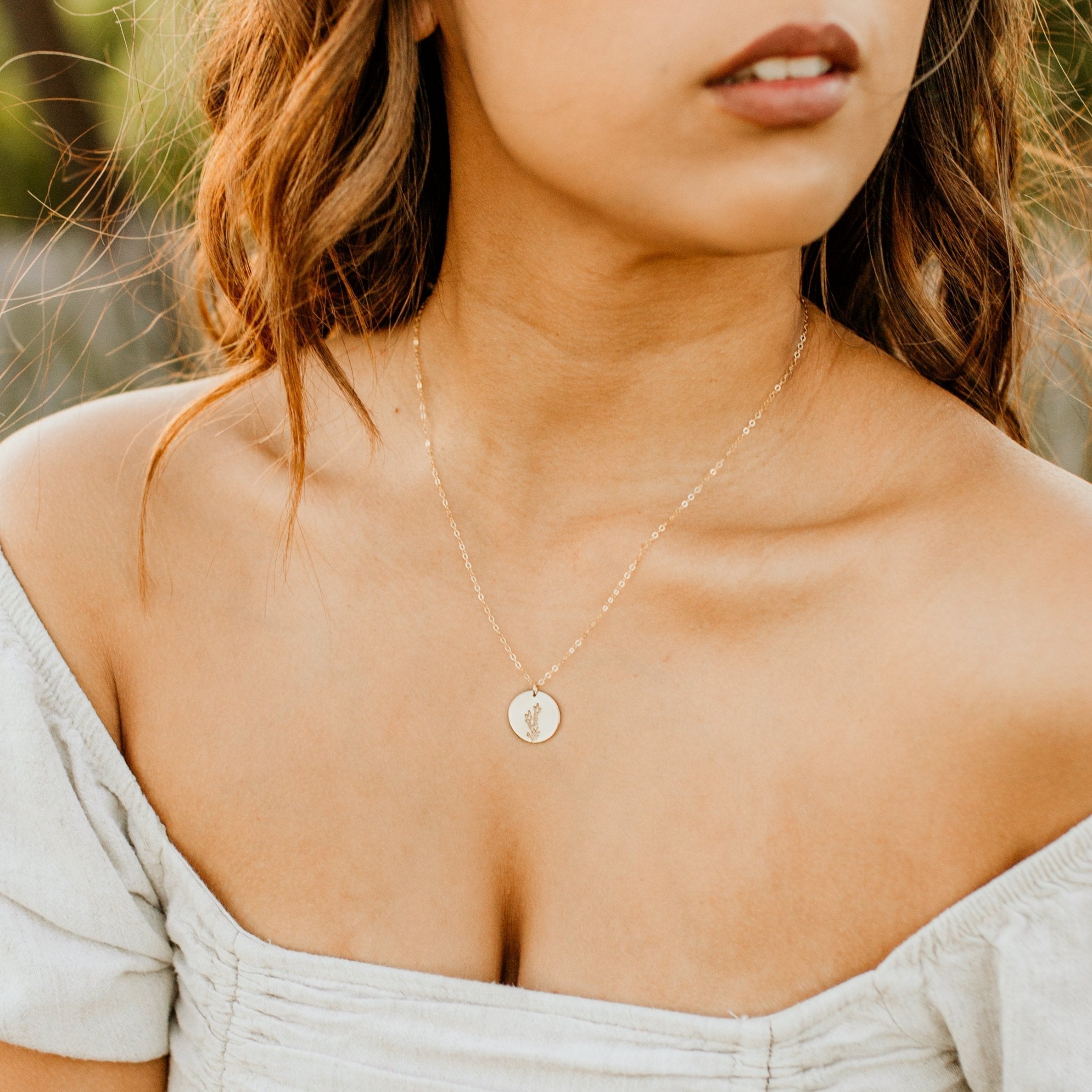 MONA WILD LAVENDER NECKLACE