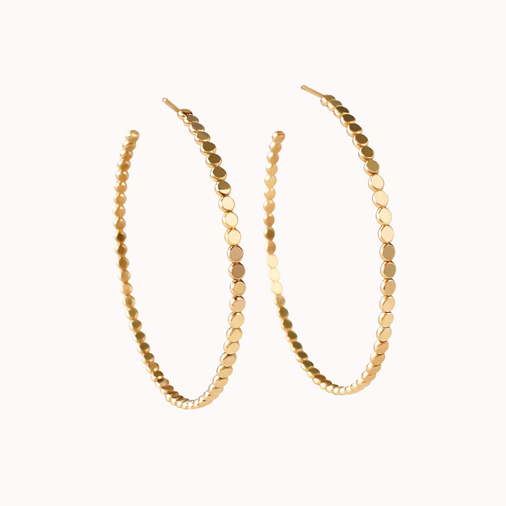 LARGE CORA HOOP EARRINGS