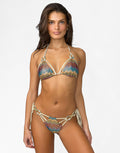 Madagascar Glam Triangle Top - Multi