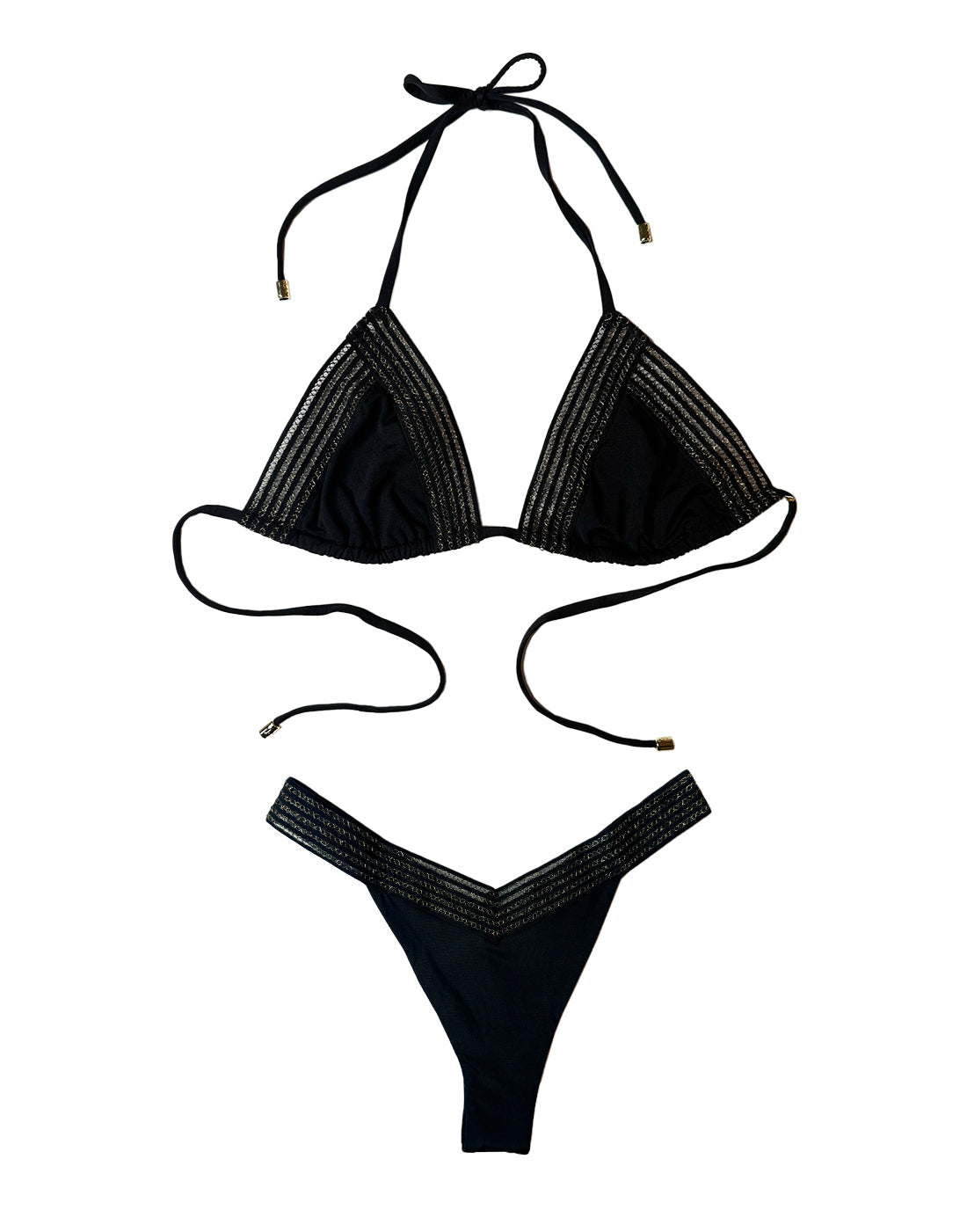 Addie Triangle Top - Black – Sol-Mere Collective