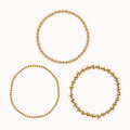 BEADED STRETCH BRACELET TRIO
