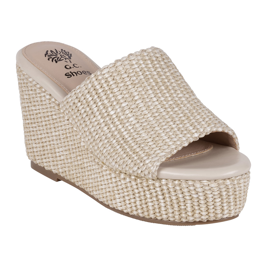 Espadrille Slide Wedge Sandals