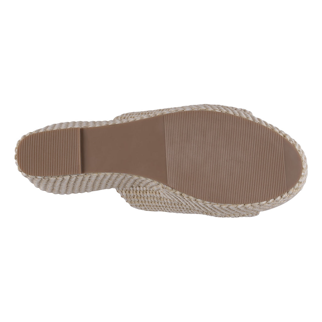 Espadrille Slide Wedge Sandals