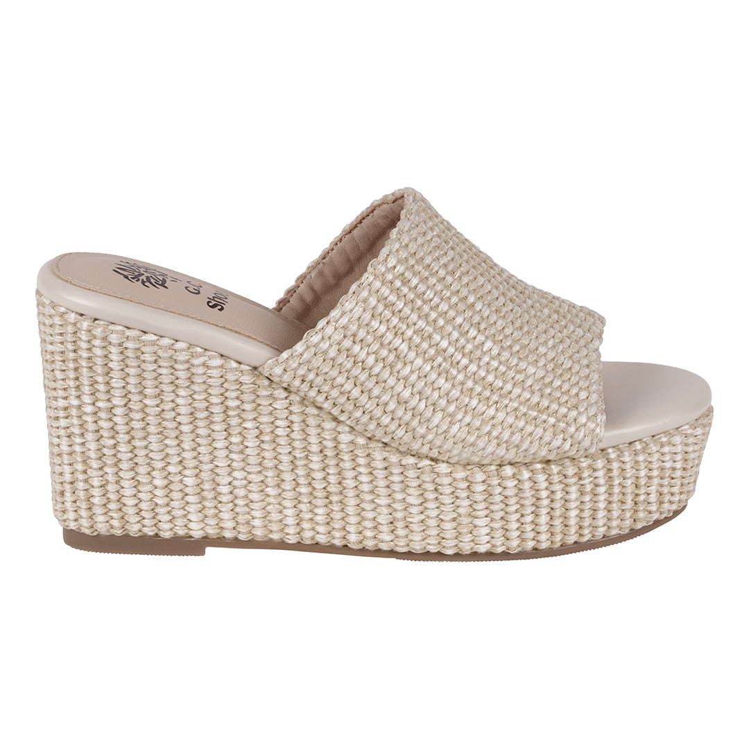 Espadrille Slide Wedge Sandals