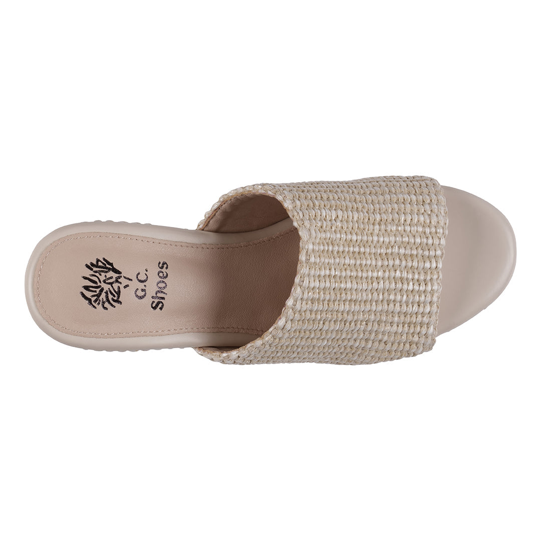 Espadrille Slide Wedge Sandals