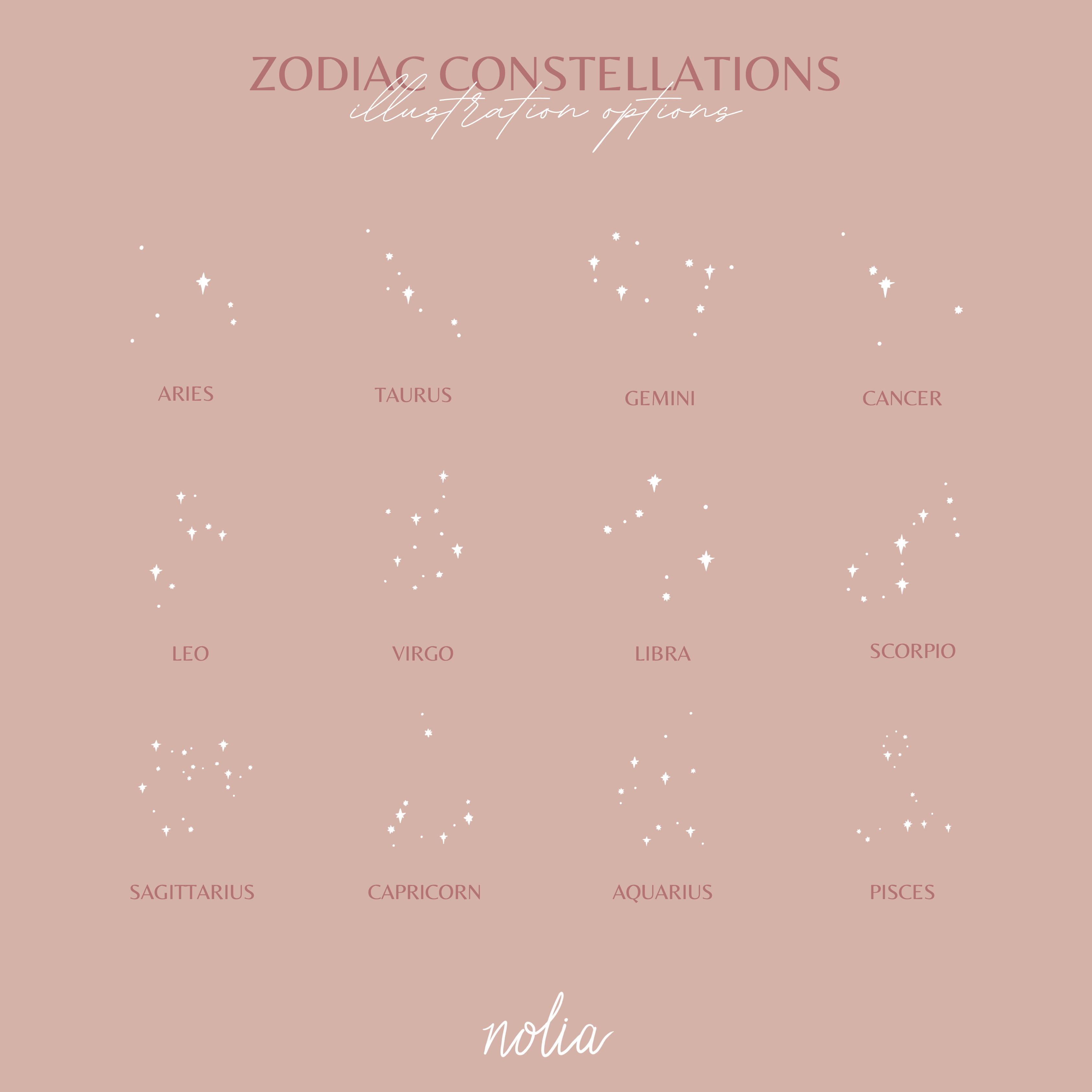 AMELIA ZODIAC CONSTELLATION NECKLACE