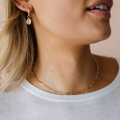 Bold Paperclip Chain Necklace