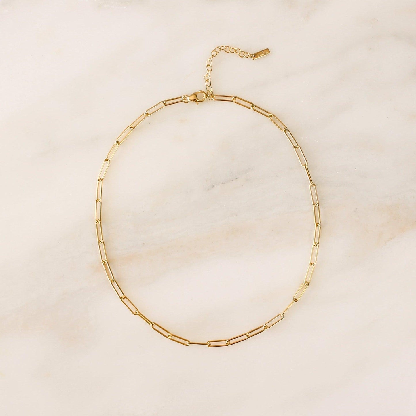 Bold Paperclip Chain Necklace