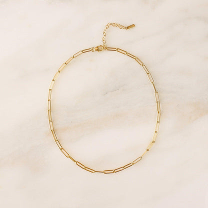 Bold Paperclip Chain Necklace