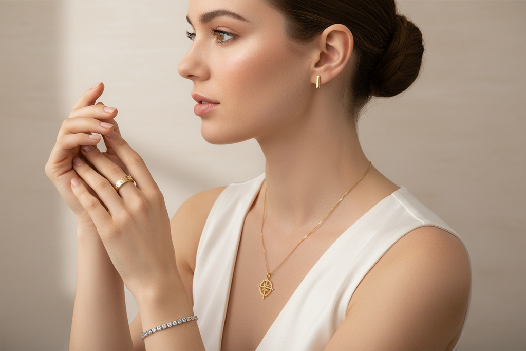 THE DAINTY GOLD STACK