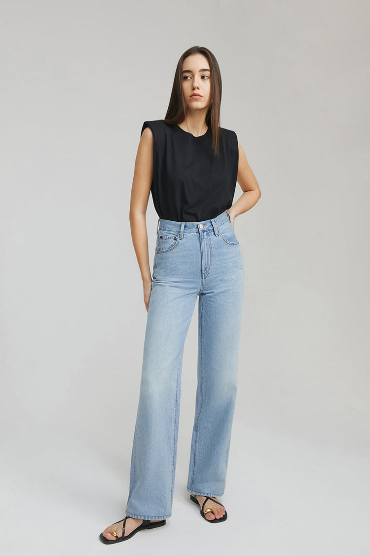 CONEY ISLAND WHITEFISH HIGH RISE WIDE JEANS