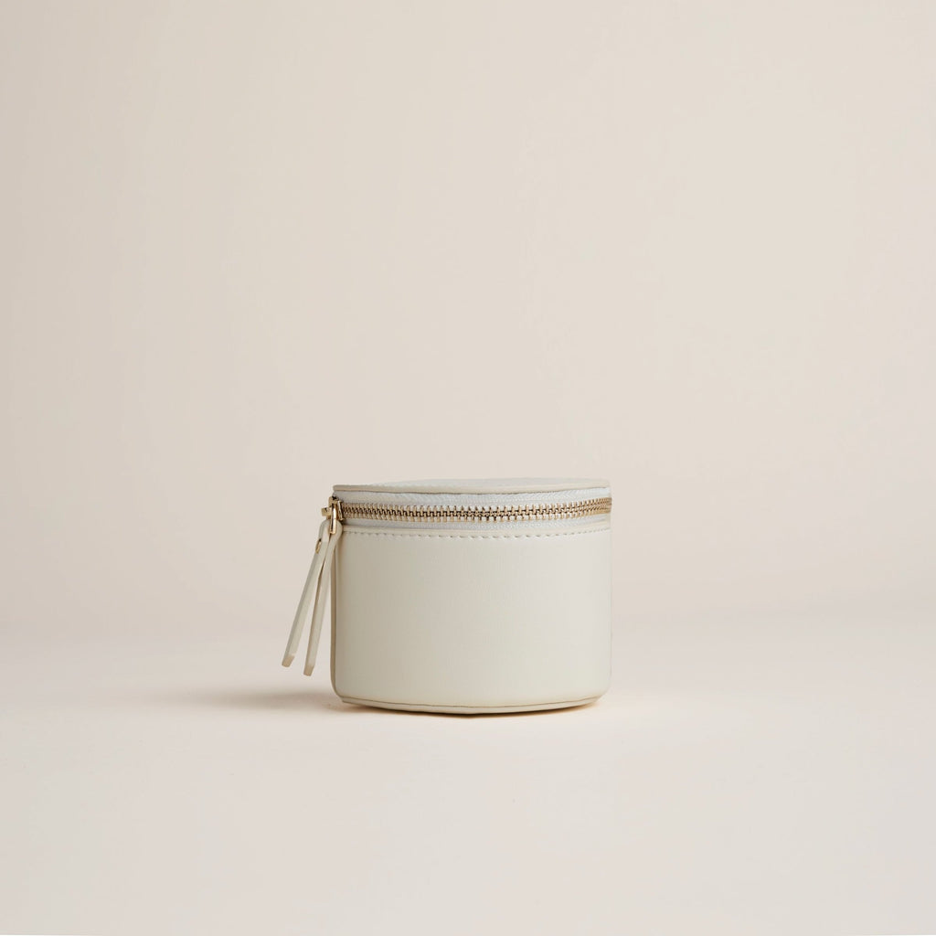 Globetrotter Jewelry Case - Ecru