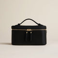 Jetsetter Train Case - Black - Luxury Travel Makeup Case