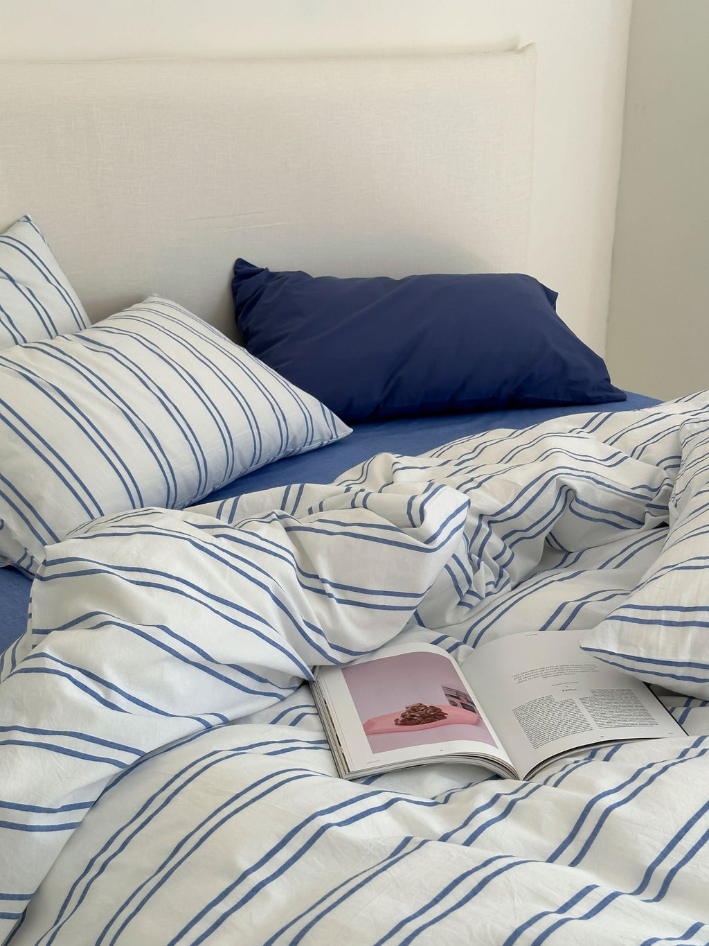 Refreshing Stripe Bedding Set / Yellow