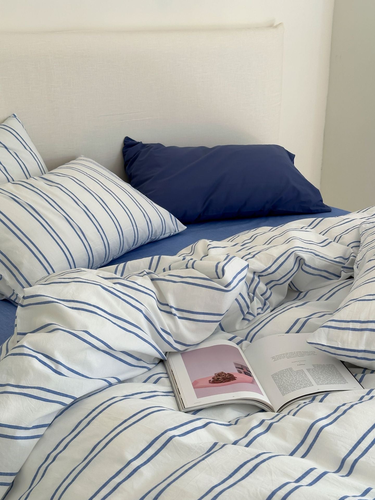 Refreshing Stripe Bedding Set / Yellow