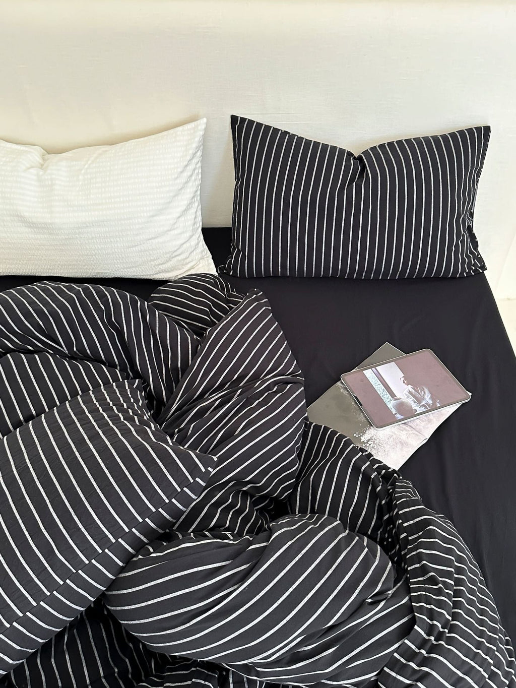 Refreshing Stripe Bedding Set / Yellow