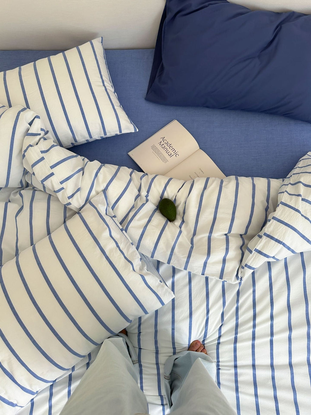 Refreshing Stripe Bedding Set / Yellow