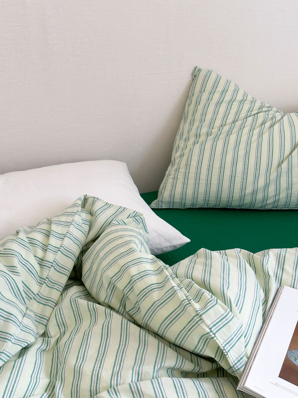 Refreshing Stripe Bedding Set / Yellow