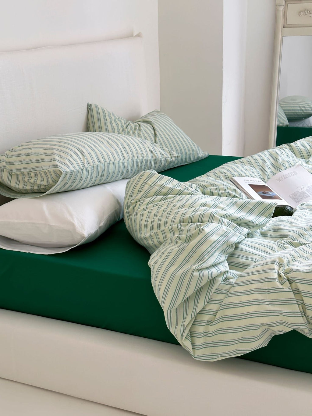 Refreshing Stripe Bedding Set / Yellow