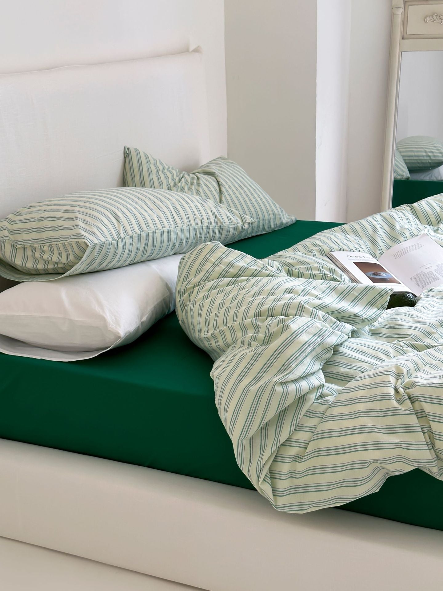 Refreshing Stripe Bedding Set / Yellow