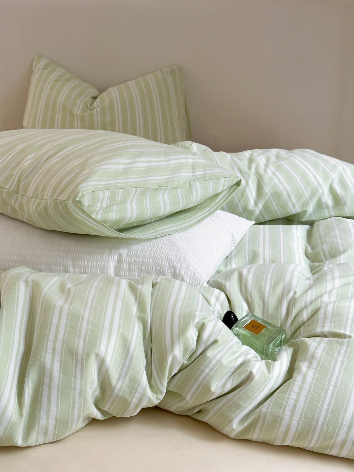 Refreshing Stripe Bedding Set / Yellow