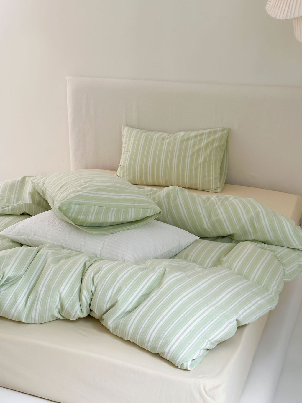 Refreshing Stripe Bedding Set / Yellow