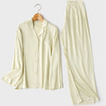 Silky Classic Morandi Silky Pajama Set / Green